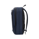 Erweiterbarer Laptop-Rucksack aus Polyester und Kunstleder, 15 Zoll