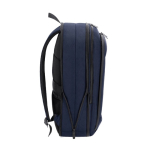 Erweiterbarer Laptop-Rucksack aus Polyester und Kunstleder, 15 Zoll