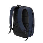 Erweiterbarer Laptop-Rucksack aus Polyester und Kunstleder, 15 Zoll