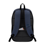 Erweiterbarer Laptop-Rucksack aus Polyester und Kunstleder, 15 Zoll