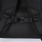Gepolsterter Laptop-Rucksack aus Polyester und Kunstleder, 15 Zoll