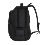 Gepolsterter Laptop-Rucksack aus Polyester und Kunstleder, 15 Zoll
