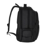 Gepolsterter Laptop-Rucksack aus Polyester und Kunstleder, 15 Zoll