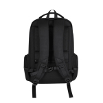 Gepolsterter Laptop-Rucksack aus Polyester und Kunstleder, 15 Zoll