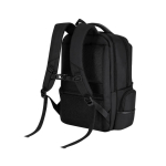 Gepolsterter Laptop-Rucksack aus Polyester und Kunstleder, 15 Zoll