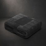 Karierte Korallenfleece-Decke mit weicher Rückseite, 300 g/m²