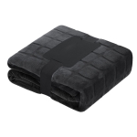 Karierte Korallenfleece-Decke mit weicher Rückseite, 300 g/m²