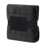 Karierte Korallenfleece-Decke mit weicher Rückseite, 300 g/m²