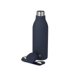Gummierte Thermoflasche aus recyceltem Edelstahl, 480 ml