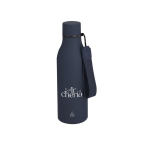 Gummierte Thermoflasche aus recyceltem Edelstahl, 480 ml