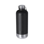 Thermoflasche aus recyceltem Edelstahl mit Griff, 800 ml