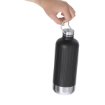 Thermoflasche aus recyceltem Edelstahl mit Griff, 800 ml