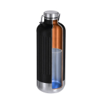 Thermoflasche aus recyceltem Edelstahl mit Griff, 800 ml