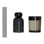Aromaset aus Glas mit Diffusor und Duftkerze, 120 ml