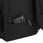 Gepolsterter Laptop-Rucksack aus Polyester mit mehreren Fächern, 15 Zoll