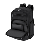 Gepolsterter Laptop-Rucksack aus Polyester mit mehreren Fächern, 15 Zoll