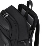 Gepolsterter Laptop-Rucksack aus Polyester mit mehreren Fächern, 15 Zoll