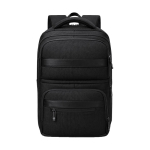 Laptop-Rucksack aus Polyester mit Diebstahlschutztasche, 15 Zoll farbe schwarz erste Ansicht