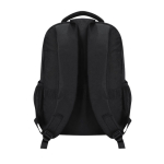 Gepolsterter Laptop-Rucksack faus RPET mit Trolleyband, 15 Zoll