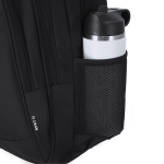 Gepolsterter Laptop-Rucksack faus RPET mit Trolleyband, 15 Zoll
