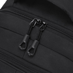 Gepolsterter Laptop-Rucksack faus RPET mit Trolleyband, 15 Zoll