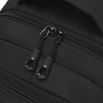 Gepolsterter Laptop-Rucksack faus RPET mit Trolleyband, 15 Zoll