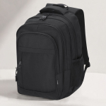 Gepolsterter Laptop-Rucksack faus RPET mit Trolleyband, 15 Zoll