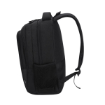Gepolsterter Laptop-Rucksack faus RPET mit Trolleyband, 15 Zoll