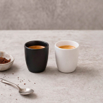Espressotasse aus Keramik mit matter Oberfläche, 80 ml farbe schwarz Ansicht der Umgebung