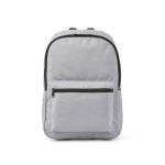 Leichter Laptoprucksack aus recyceltem Kunststoff mit gepolstertem Innenfach, 15,6 Zoll farbe grau Ansicht von vorne