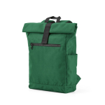 Rolltop-Rucksack aus recyceltem Kunststoff für Laptops bis 15,6Zoll farbe grün
