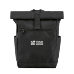 Rolltop-Rucksack aus recyceltem Kunststoff für Laptops bis 15,6Zoll Hauptansicht