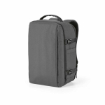 Wasserabweisender Kabinenrucksack aus recyceltem Kunststoff für Laptops, 20 l farbe grau