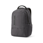 Wasserabweisender Laptoprucksack aus recyceltem Kunststoff, 17 Zoll farbe dunkelgrau