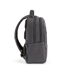 Wasserabweisender Laptoprucksack aus recyceltem Kunststoff, 17 Zoll farbe dunkelgrau dritte Ansicht