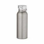 Thermoflasche aus recyceltem Edelstahl mit matter Oberfläche, 530 ml farbe silber
