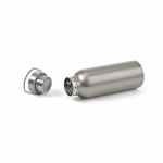 Thermoflasche aus recyceltem Edelstahl mit matter Oberfläche, 530 ml farbe silber dritte Ansicht