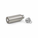 Thermoflasche aus recyceltem Edelstahl mit matter Oberfläche, 530 ml farbe silber vierte Ansicht