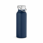 Thermoflasche aus recyceltem Edelstahl mit matter Oberfläche, 530 ml farbe marineblau