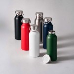Thermoflasche aus recyceltem Edelstahl mit matter Oberfläche, 530 ml