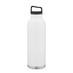 Thermoflasche aus recyceltem Edelstahl mit Griff, 2 l farbe weiß