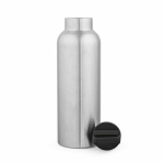 Thermoflasche aus recyceltem Edelstahl mit Griff, 2 l farbe silber zweite Ansicht