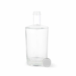 Glasflasche mit breitem Flaschenkörper und schmalem Hals, 760 ml farbe transparent zweite Ansicht