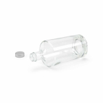 Glasflasche mit breitem Flaschenkörper und schmalem Hals, 760 ml farbe transparent dritte Ansicht