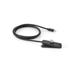 USB-C-Ladekabel mit integriertem Handyhalter, 60 W farbe schwarz