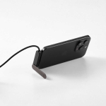 USB-C-Ladekabel mit integriertem Handyhalter, 60 W farbe schwarz dritte Ansicht