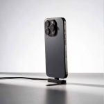 USB-C-Ladekabel mit integriertem Handyhalter, 60 W farbe schwarz Ansicht der Umgebung