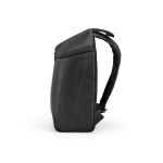 Kühlrucksack aus recyceltem Polyester mit Doppelzipper, 12 l farbe schwarz vierte Ansicht
