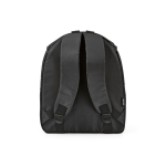 Kühlrucksack aus recyceltem Polyester mit Doppelzipper, 12 l farbe schwarz Ansicht von hinten