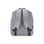 Kühlrucksack aus recyceltem Polyester mit Doppelzipper, 12 l farbe grau Ansicht von hinten